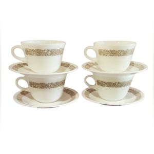 Vintage Woodland Cups and Saucers